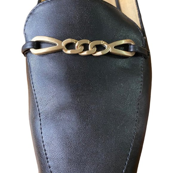 Naturalizer Black Leather Horsebit Kayden Mules 10W Slip On Non Slip Com… - Picture 6 of 8